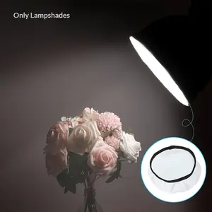 2pcs Photography Lampshades Studio Lighting Accessory Circular Light Diffuser Soft Light Easy Install for Studio Home Photography Suitable for Photographers Hobbyists Content Creators