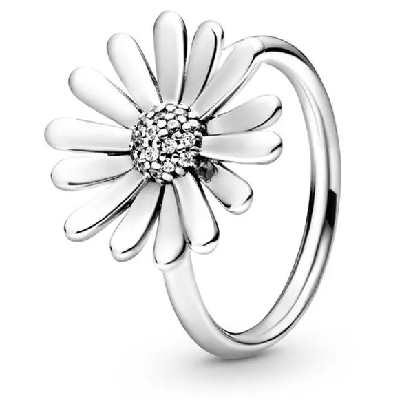 Pandora Daisy Flower Statement Ring 198817C01-48