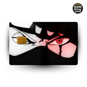 Sharingan Eye Debit/Credit Card Skin – Anime-Inspired Card Sticker (Set of 1 )