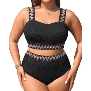 Daci Women Plus Size Two Piece Swimsuits - High Waisted Bikini Sets Tummy Control Bathing Suit 2026 Swimwear