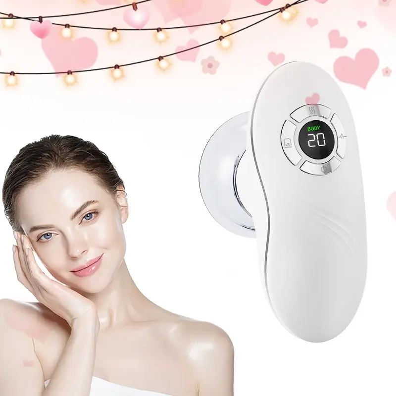 New electric cupping device with scraping function, equipped with display screen and heating function, suitable for the back and suitable for holiday gift giving, Smart cupping machine