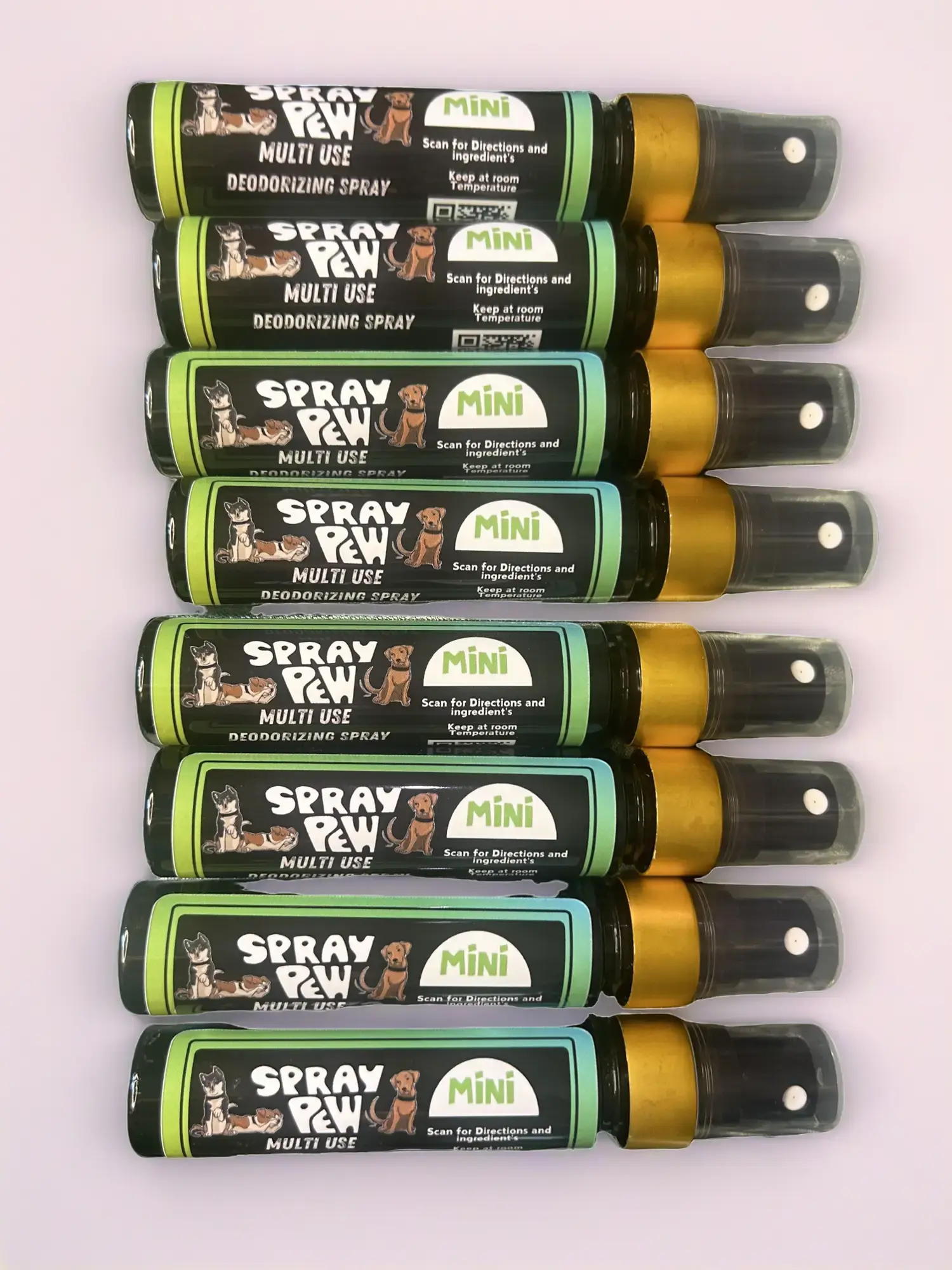 1 oz Travel-Size Mini SprayPew All-Purpose Odor Eliminator with Enzyme Complex, Home Fragrances Freshener for Gym Bags, Pet Areas, Scent-Boosting Home Care Supplies