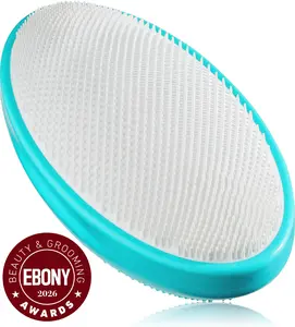 WIZKER Ingrown Hair Brush – Premium Razor Bump Treatment, Soft + Firm Exfoliating Bristles for Sensitive Face & Body, Shaving, Waxing, Laser – Unisex Waterproof Scrub