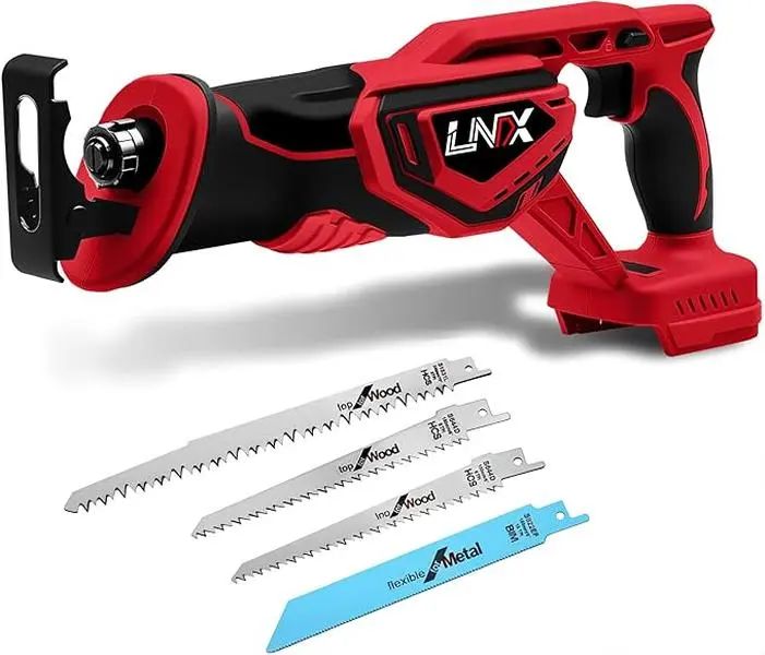 Milwaukee 18V Battery Cordless Reciprocating Saw (Battery Not Included), 3000RPM Variable Speed Saw with 4 Saw Blades, Rotating Shoe, Tool-Free Blade Clamp, for Wood, Metal, PVC Pipes