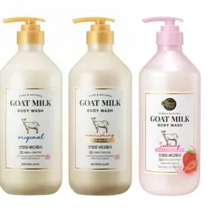 SHOWER MATE Natural Goat Milk Body Wash - Manuka Honey - Original, Nourishing & Soothing - Gentle Skin Care - Enriched with Goat Milk and Manuka Honey Daily Sensitive