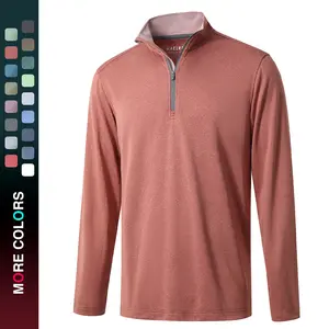 MAELREG Men’s Performance Quarter Zip Golf Pullover,Long Sleeve Dry Fit Moisture Wicking Mock Neck Sweatshirt, Stylish Lightweight Fall Layering Apparel,Fashion Top