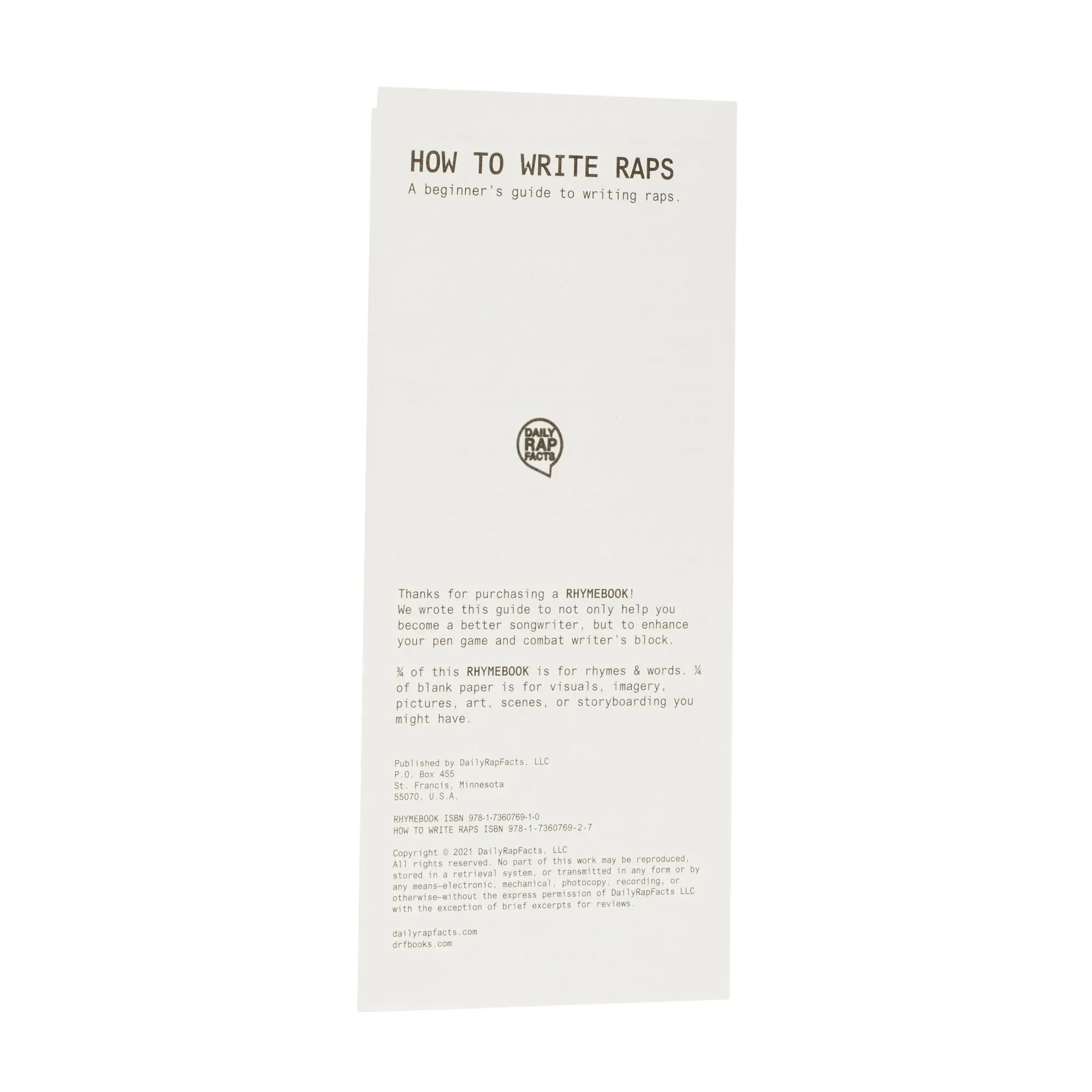 How to Write Raps (Booklet)