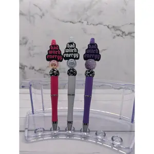 Bad Witch Energy - Beaded Ballpoint Pen