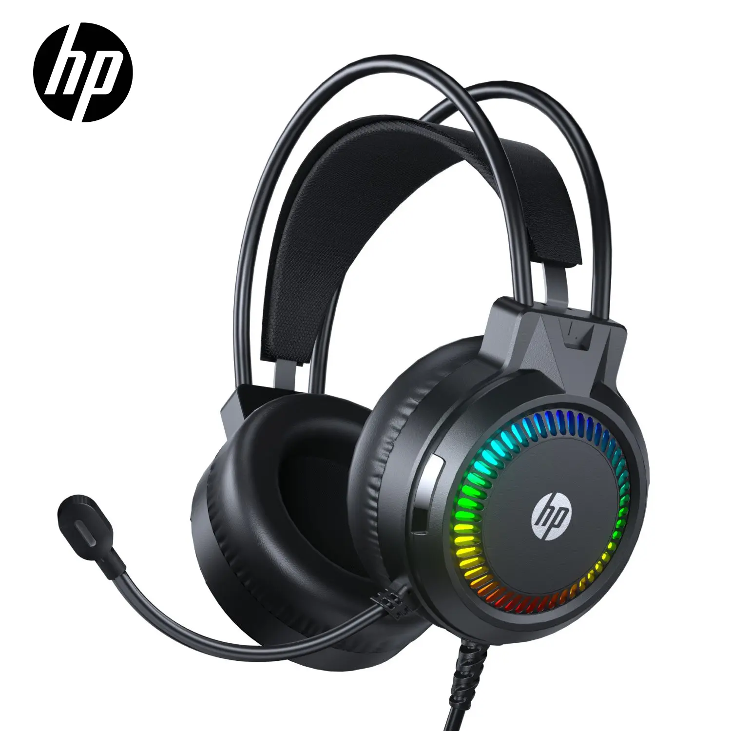 Hp High-Quality Wired Headset with HD Microphone, Plug-And-Play, Immersive Sound Experience, Ideal for Gaming/music/gifting,H220, Wired Headphones, Audio