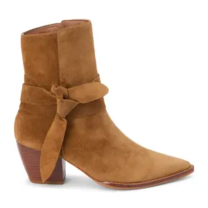 Matisse Womens Colton Pointed Toe Pull On Casual Boots Ankle Mid Heel 2-3" - Brown
