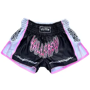 Kill Crew Retro Thai Fight Shorts Gymclothes training shorts