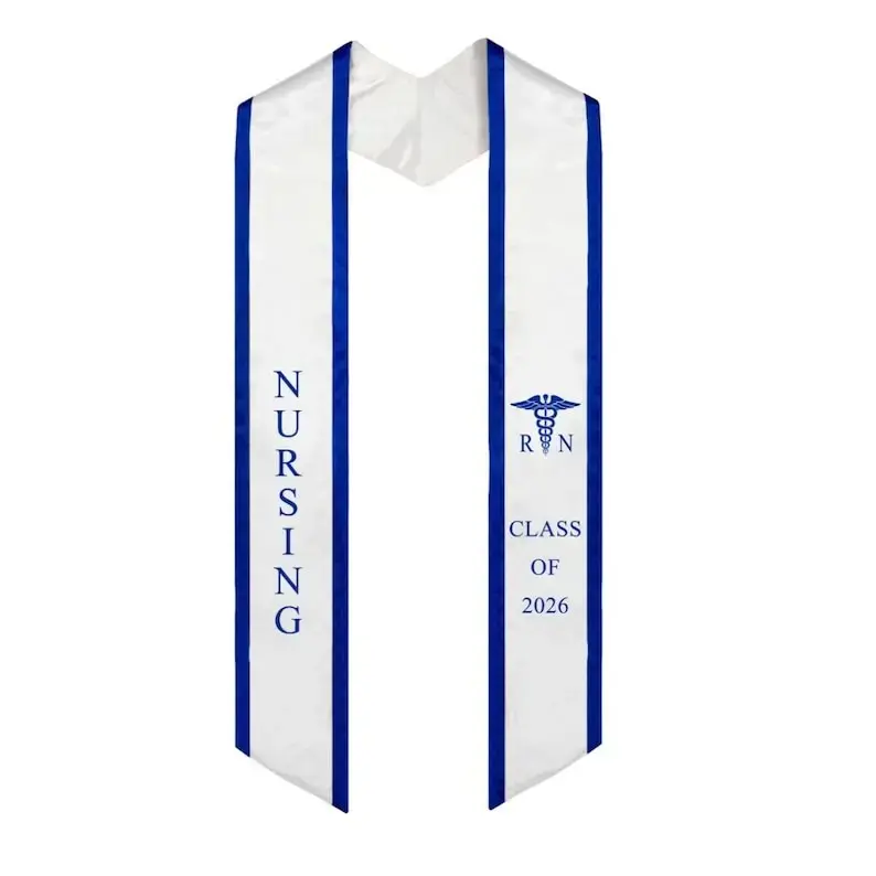 RN Graduation Stole 2026 Nursing Sash Graduation Stole 2026, Graduation Gift, Graduation Gift Style Graduation Stole Class of 2026 Gift for Student , Mixed Flag Graduation Scarf