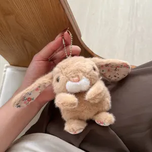 Cute Big Ear Rabbit AirPods Pro 3 Case, Apple 3rd & 4th Gen Wireless Bluetooth-compatible Audio Cover, Fall Winter Plush, Protection, Made in China