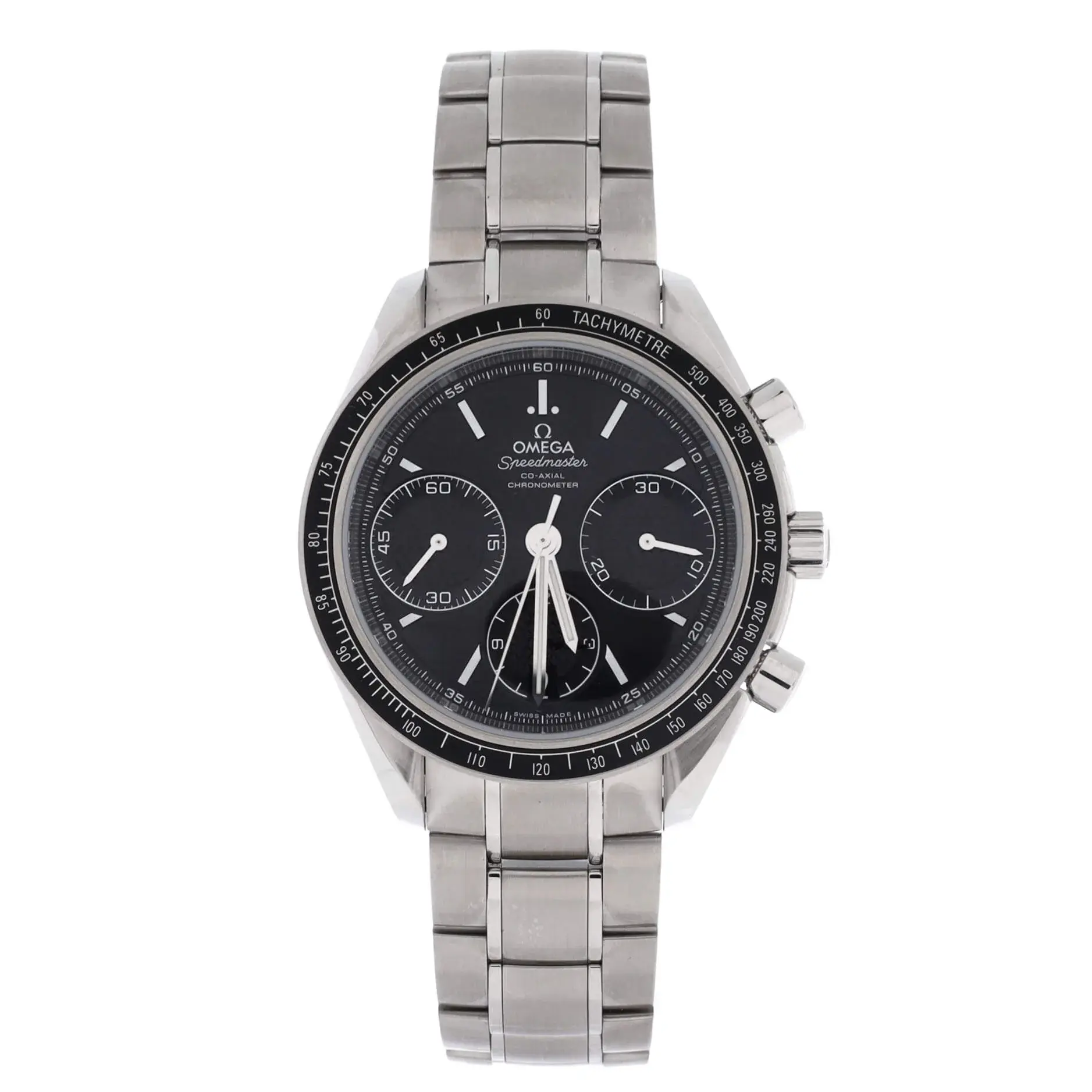 Pre-owned Omega Speedmaster Racing Co-Axial Chronograph Automatic Watch Stainless Steel 40 by Rebag
