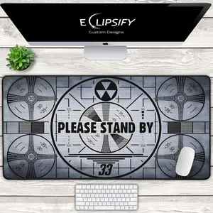 Fallout Wasteland Desk Mat – New Vegas Theme Gaming Mouse Pad, Large Anti-Slip Playmat