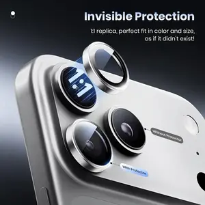 Anti-Fog Lens Protector Film for iPhone 17/16/15/14/13/12/11, High-Quality Glass, Removable Tool Included, Durable and Anti-Drop Design, Glass Camera Protector