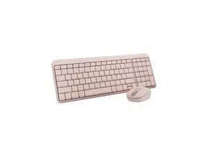 Logitech MK250 Bluetooth Wireless Mouse and Keyboard Combo: Fast & Easy Connectivity, Compact Wireless Keyboard, Ambidextrous Mouse (Graphite) - Wireless Bluetooth Keyboard - Rose - Wireless Bluet