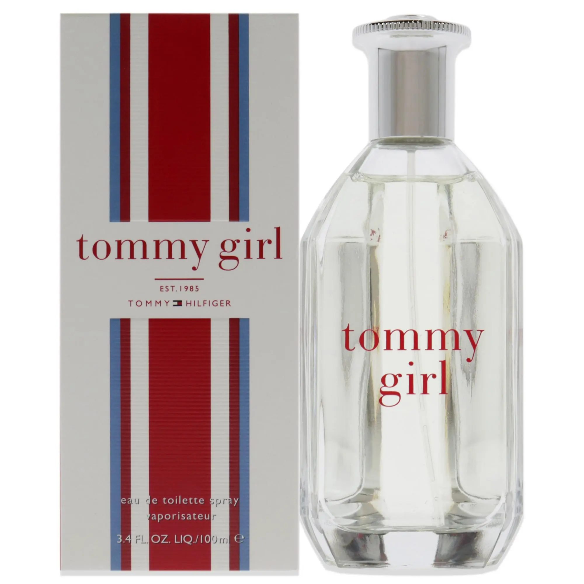 Tommy Girl by Tommy Hilfiger for Women - 3.4 oz EDT Spray, Floral Fruity Perfume, Juicy Blackcurrant & Honeysuckle