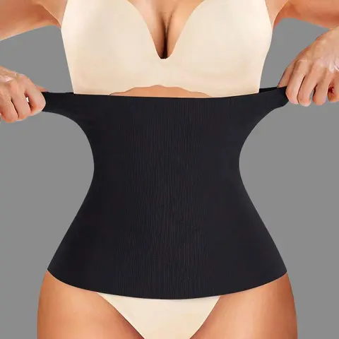 Women's Seamless Waist Trainer Belt, Short Waist Cincher, Control Shapewear, Waist Support Strap, Abdominal and Waist Shaper, Breathable, Yoga Workout, Fitness, Smooth