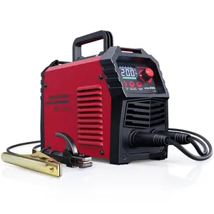 ARCCAPTAIN ARC200 Stick Welder, 200 Amps, Large LED Display, IGBT Inverter 110V/220V, Portable MMA Welder with Synergic Control & Hot Start welder machine