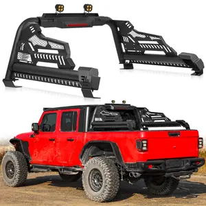 MONOKING Roll Bar for Mid-size Truck Heavy Duty Rugged Carbon Steel Rack Sport Bar for 2007-2026 Tacoma tundra Gladiator Colorado Ranger Canyon Frontier Dakota for Offroad 4x4 Overland