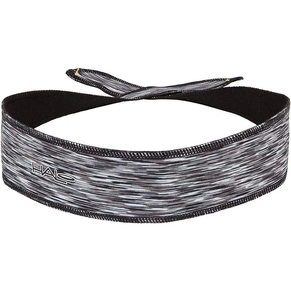 Halo Headband I Tie Version Sweatband - Nightlight, Patented Sweat Seal Grip Technology, Custom Fit for Lacrosse Athletes, Sweat Seal Grip Technology, Ties Securely In The Back, Wicks Moisture, Will Not Lose Shape, Male, Dry