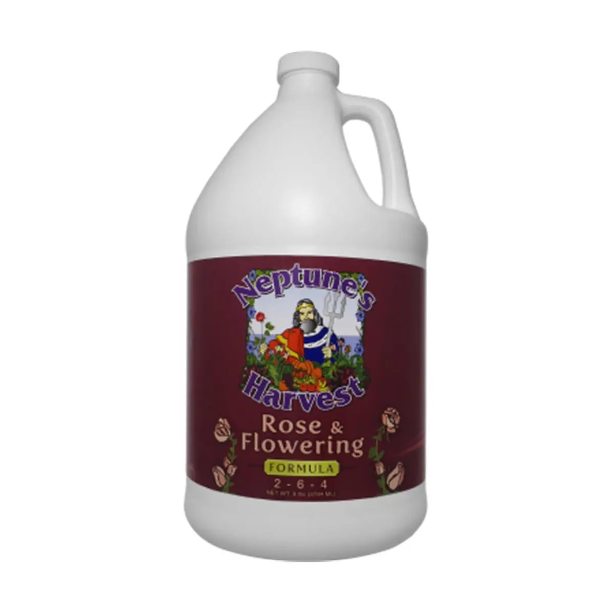 Neptune's Harvest Rose & Flowering Formula Organic Fertilizer - 142oz, No Synthetic Additives, Soil Enhancer for Home Gardens
