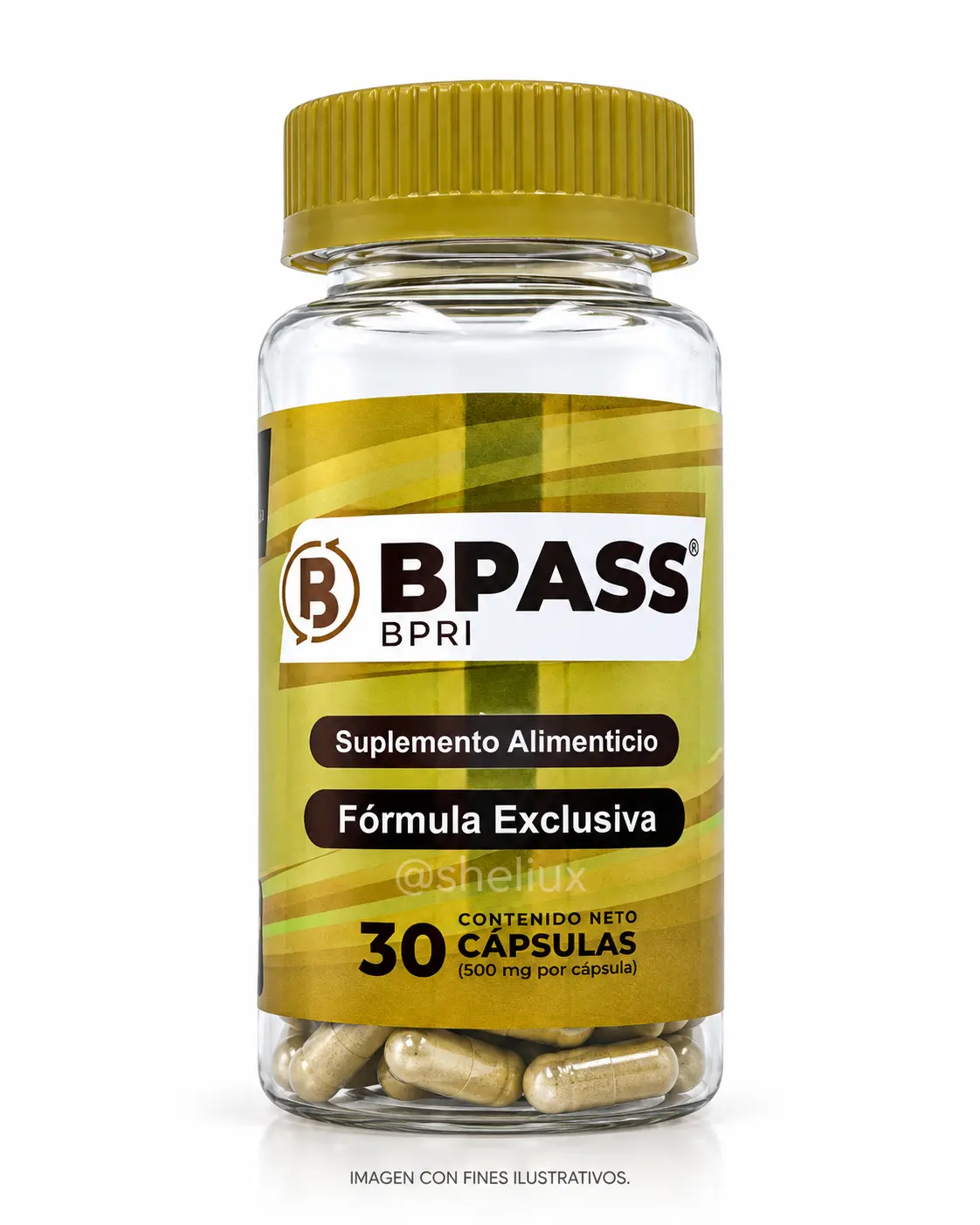 Bpass | Natural Dietary Supplement | Gold / Blue Variants | Duo Available | 30 Capsules Each