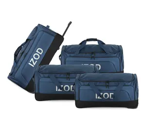 IZOD Katy Travel Rolling Duffel 4-Piece Set