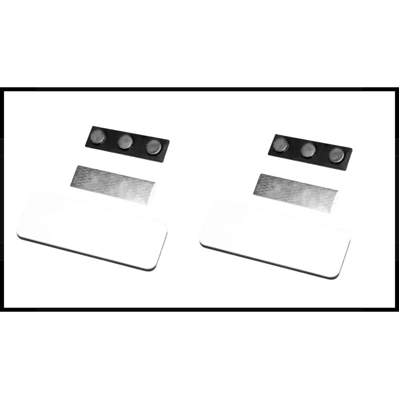 5 Pack- Sublimation Magnetic Name Tags