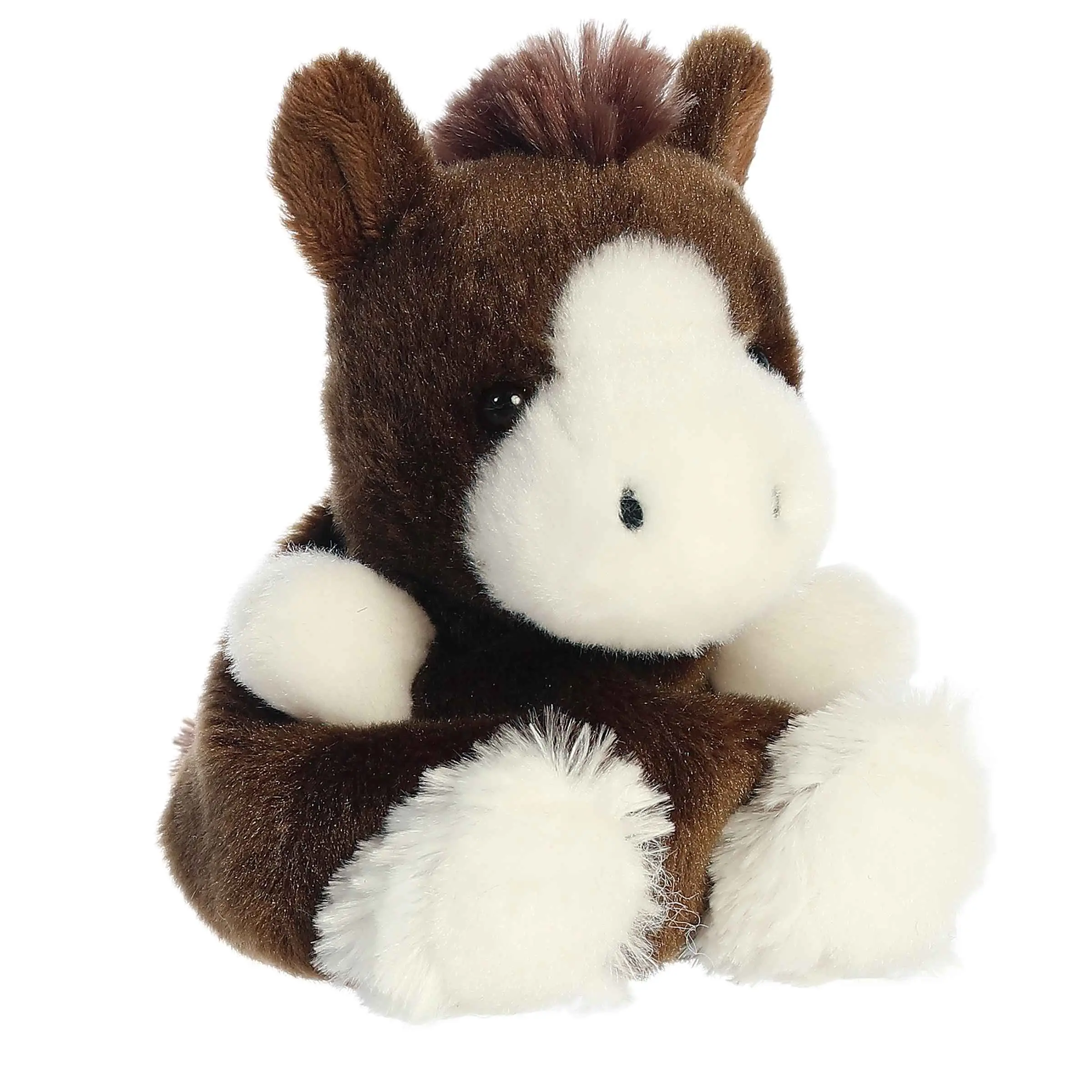 Palm Pals Adorable Darius Clydesdale 5 inch Brown Mini Soft Plush Collectable Stuffed Animal Palm Pals Adorable Darius Clydesdale 5 inch Brown Mini Soft Plush Collectable Stuffed Animal