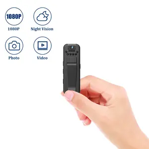 1080P Portable Mini Camera, Digital Video Recorder, Night Vision, IR Micro Camera, Outdoor Sports Dv, Back Clip, Motion Detection