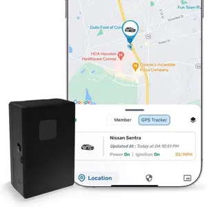AutoSky GPS Tracker - Durable Small Portable, Splashproof Magnet Mount, Americas and Europe Coverage 4G LTE Real-Time Monitor Tracking for Vehicle, Asset, Fleet and More. Subscription is Required for Android iPhone. Mobile Security - Magnet for Metal