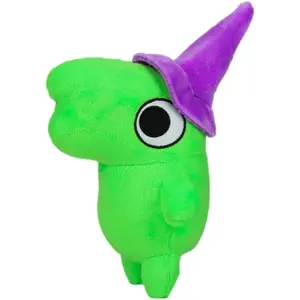 15CM Green Plush Doll, Cute Soft Stuffed Character Toy, Funny Smiling Plush Figurine, Desk Decor Room Decor Gift