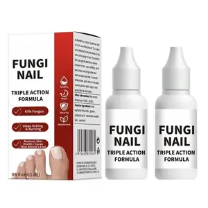 2PCS Toenail Treatment Extra Strength, Nail Care Solution for Toenail or Fingernail, Triple Action Formula for Improve, Repair and Renewal Damaged Nails, 0.5 Fl Oz,Nail Repair Solution