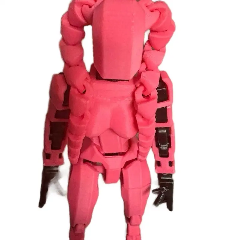 Female Dummy 13 Action Figure with Articulated Braids 3 Braid Styles Available Movable Joints Ideal Dest Top Toy for Stress Relief Fully Assembled