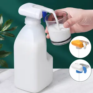 Automatic Milk Dispenser for Fridge Gallon One-Touch Easy Pour Hands-Free No Spill Drink Dispenser for Kids & Family Kitchen tiktokshopspringglowup,summervibes