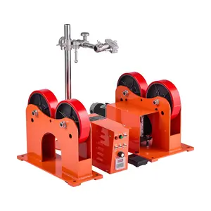 VEVOR Turning Rolls Linkage Roller, 2205 lbs Load Capacity, 2"-24" Diameter Adjustable, PU Rollers, Pipe Tank Turning Rolls Linkage Roller Rotary Welding Positioner, for Welding Equipment Support