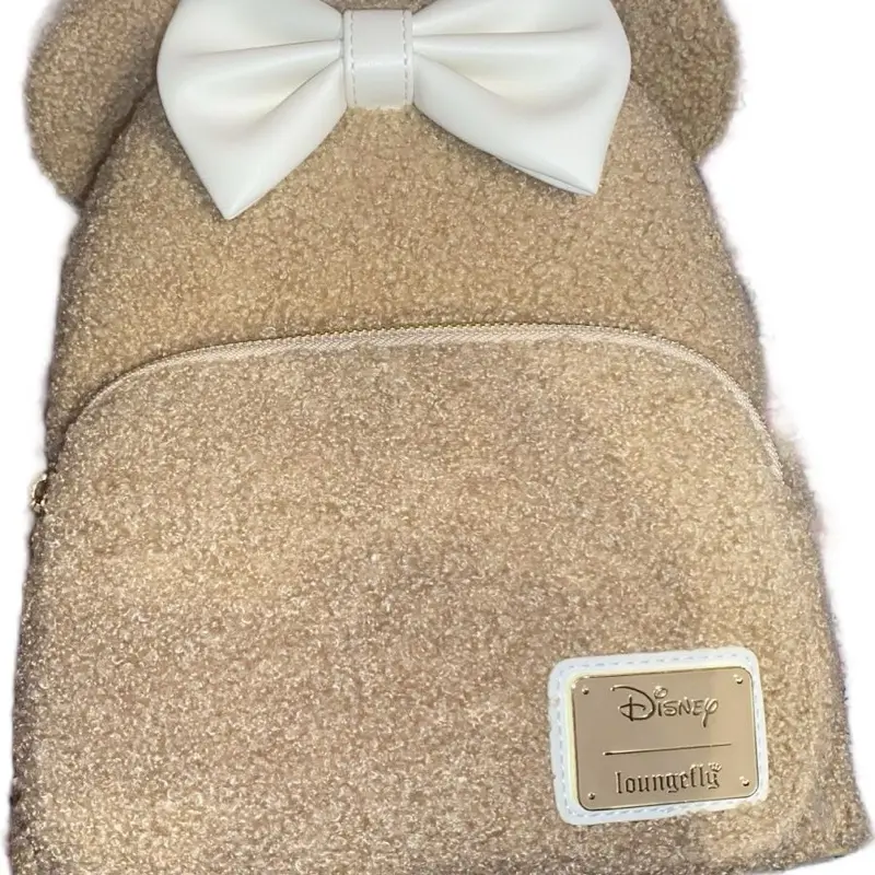 Minnie Sherpa Loungefly backpack