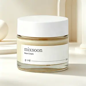mixsoon Fermented Bean Cream 50ml, Deep Hydration & Barrier Repair, Korean Lightweight Moisturizer, Dewy Glass Skin Finishmixsoon