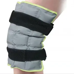 Reusable Knee Ice Pack, Adjustable Knee Ice Bag, Knee Cold Hot Compression Wrap, Knee Wraps, Sports Knee Support, Knee Brace for Men & Women