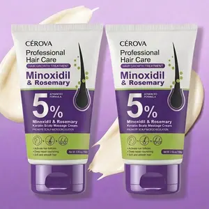 CEROVA 5% Minoxidil &Rosemary  Hair Growth Foam for Men & Women Anti Hair Loss Treatment with Keto & Ginger Root Extract Gel