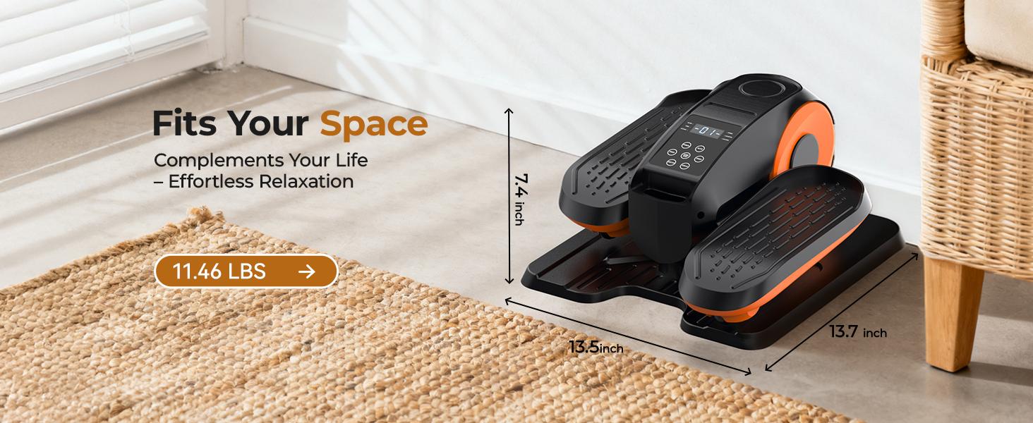 Under Desk Elliptical Machine, Leg Exerciser While Sitting for Seniors with Remote Control & 12-Speeds,Quiet Portable Electric Seated Pedal Exerciser Machine for Home Office Under Desk Elliptical Machine, Leg Exerciser While Sitting for Seniors with Remote Control & 12-Speeds,Quiet Portable Electric Seated Pedal Exerciser Machine for Home Office
