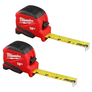 Milwaukee 16ft Compact Tape Measure 2-Pack