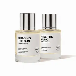 The Musk Bundle, Dossier, Unisex Perfume Bundle, 2x50ml, Eau de Parfum, Free the Musk, Chasing the Sun
