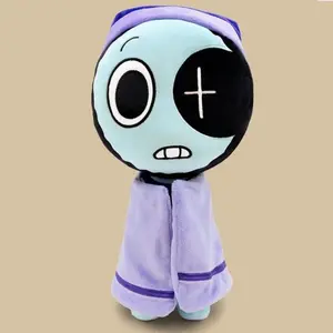 Dandy's World Gourdy Plush Toy, Soft Roblox Horror Game Stuffed Doll, Collectible Plushie Gift for Fans & Kids