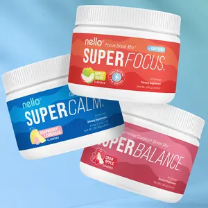 Nello Superbundle: 3 Pack Tub Bundle of Supercalm, Superbalance, & Superfocus : Emotional Wellness Support Drink Mix for Calm, Focus, & Hormone Support - 3 Tubs (30 Servings Each)