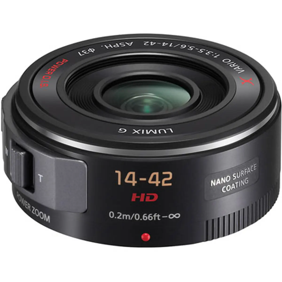 Panasonic LUMIX G X Vario PZ 14-42mm f/3.5-5.6 Aspherical Lens for Micro Four Thirds, Black