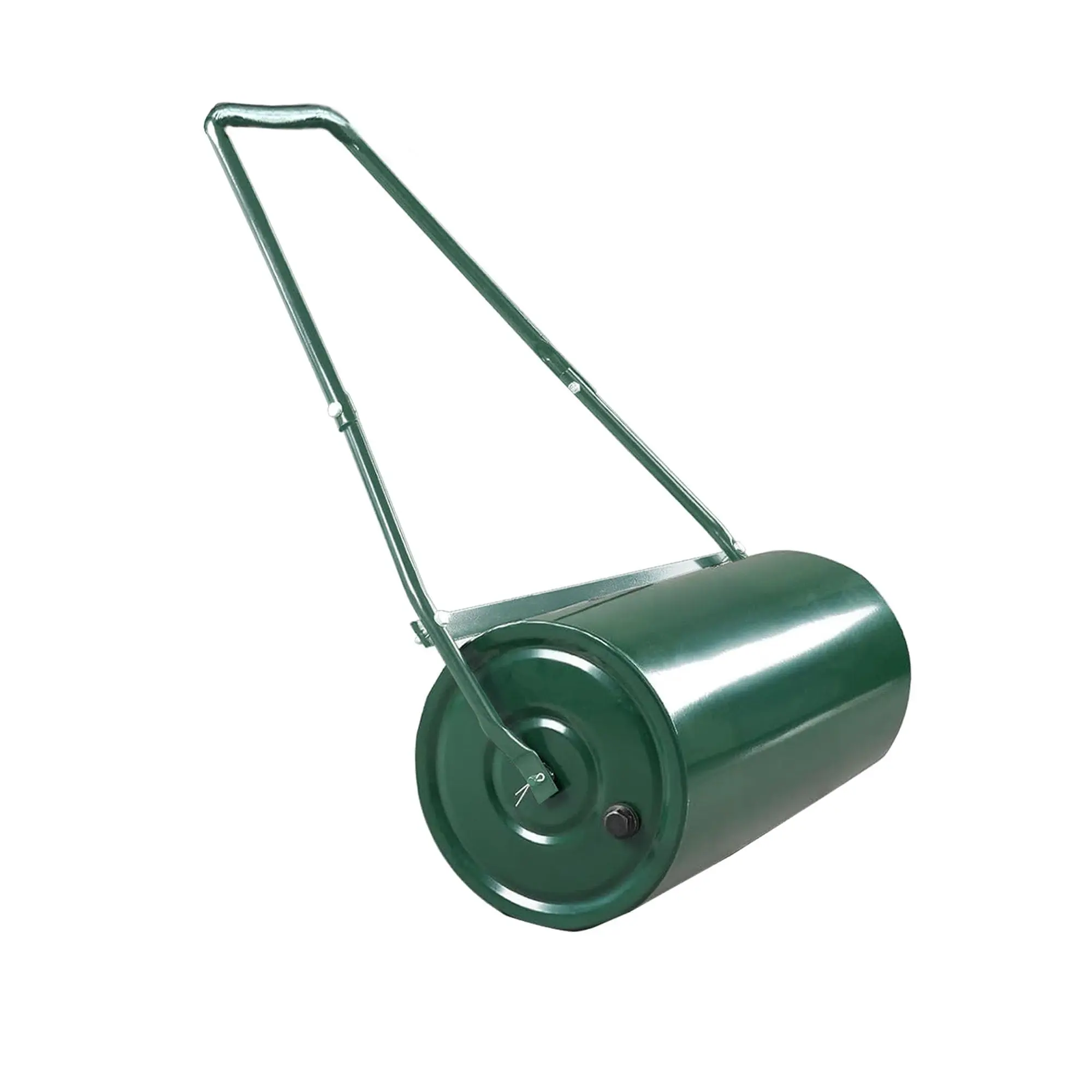 GAOMON 9.5 Gallon Tow-Behind Lawn Roller | Water/Sand Fillable Garden Drum with u-Shape Handle | Heavy Duty Soil Leveler for Seeding, Sod, and Turf Maintenance Tool Portable