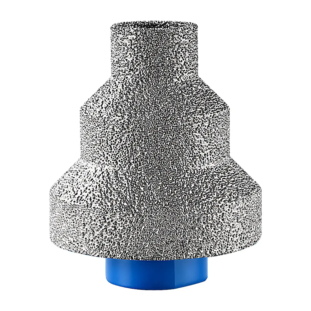 LOZLIN 20-35-50MM Diamond Step Chamfer Drill Bit - Hole Enlargement/Edge Trimming for Tile, Marble, Porcelain & Masonry - Angle Grinder Drill 5/8-11 Tool Accessories Screwdriver Bit Set Adjustable Nozzle